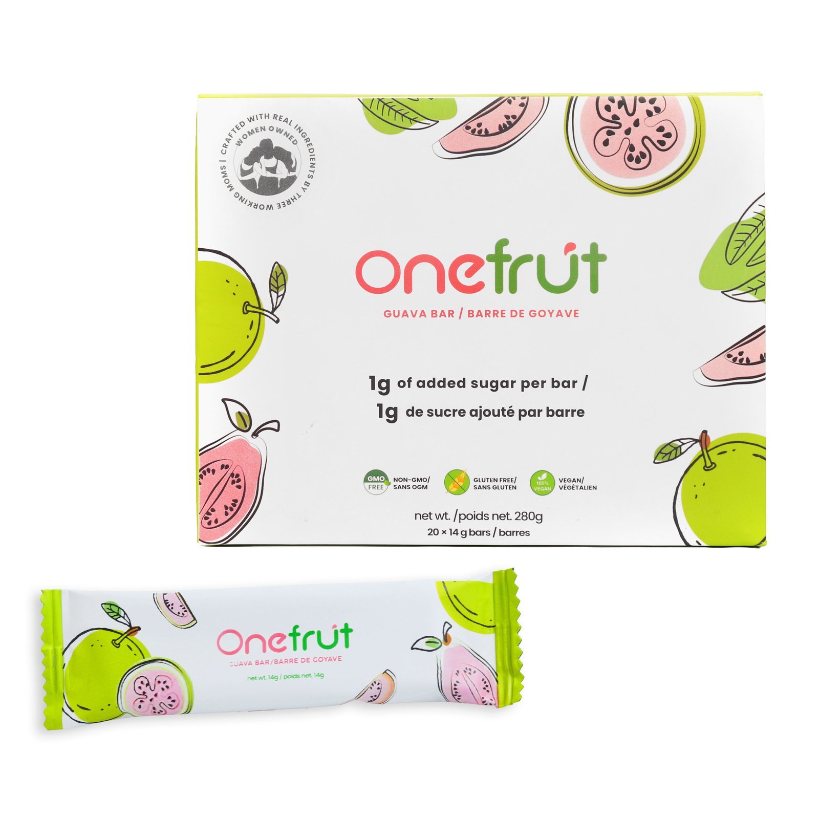 Onefrut Natural Guava Snack Bar